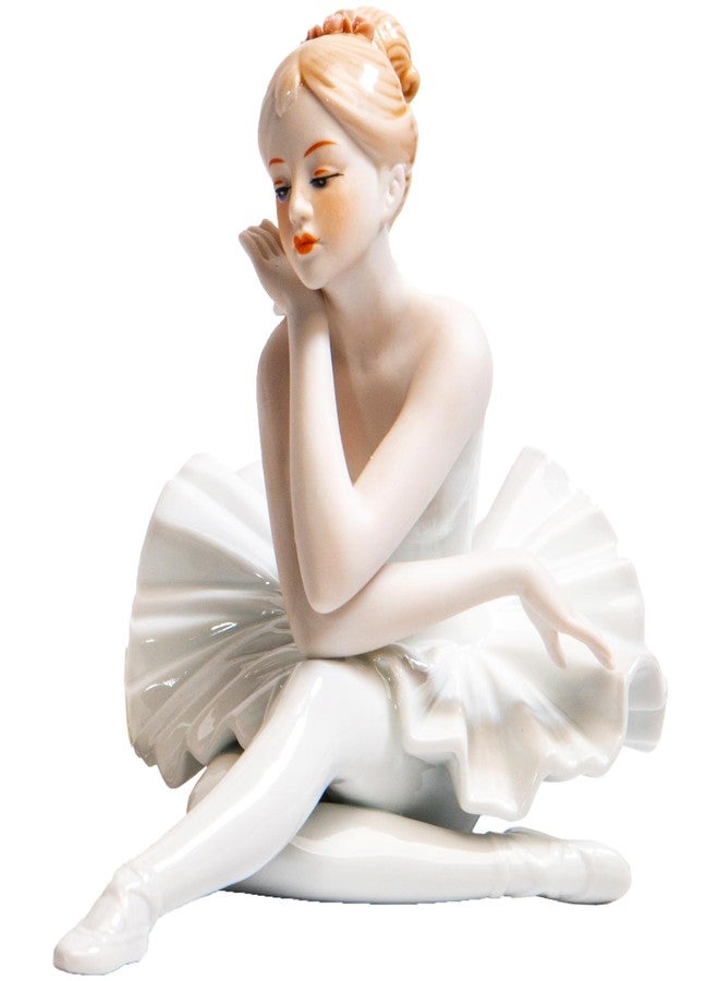 MTME Porcelain Figurines Ballet, Sculpted Statue, Handicrafts, Art Ware, Sculpture, Home Decor (Ornament, Decoration, Gift) (Beauty) - Image 1